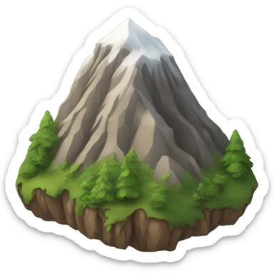 mountain sticker