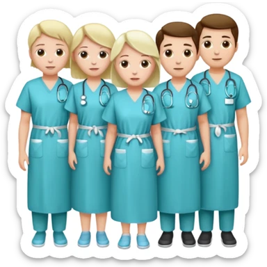 patients hospital sticker