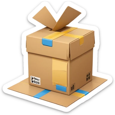 fragile box content sticker