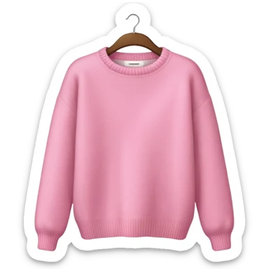 holiday pink cozy  sticker