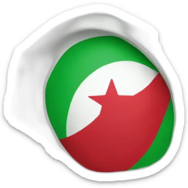 Green Syrian flag sticker