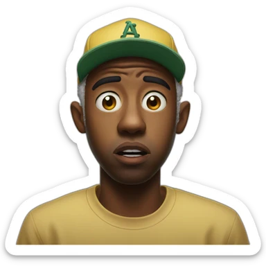annoyed tyler the creator sticker