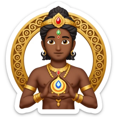 Lord Vishnu Murthy sticker