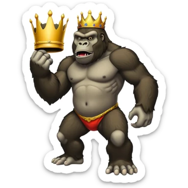 King kong sticker sticker