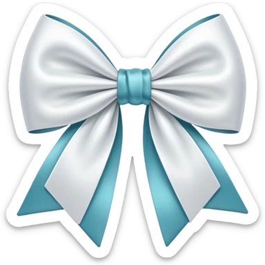 Un noeud blanc sticker