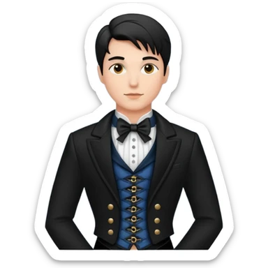 corset-blazer men sticker