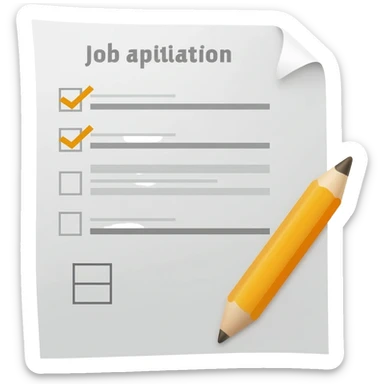 job application sticker