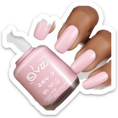 Light pink nails sticker