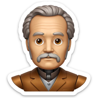 Robot karl marx sticker