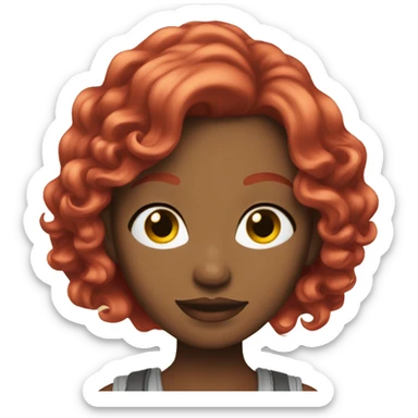 💁‍♀️ with red hair  sticker