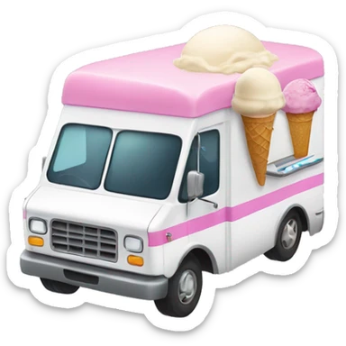 Ice cream truck  sticker