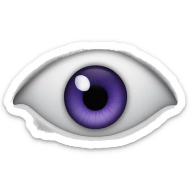 iris of a human eye sticker