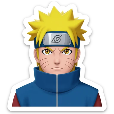 Cree un emoji naruto blue emoji sticker
