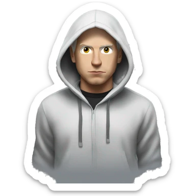 eminem with hood sticker