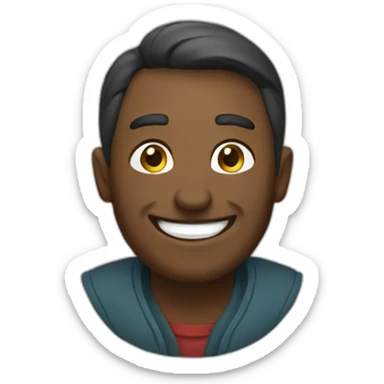 Happy merchant sticker