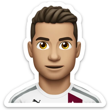 Cr7 con una cope del mundial de qatar sticker