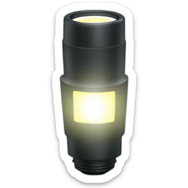 small flashlight sticker