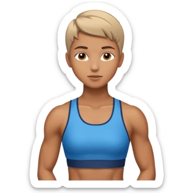 athlete model  sticker