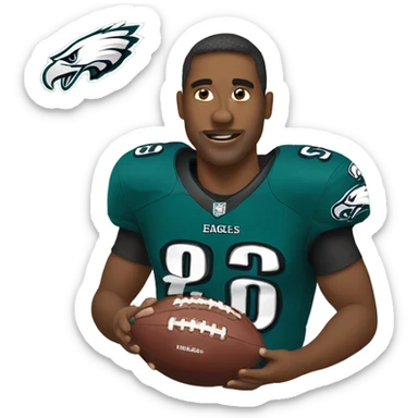 Eagles football sticker