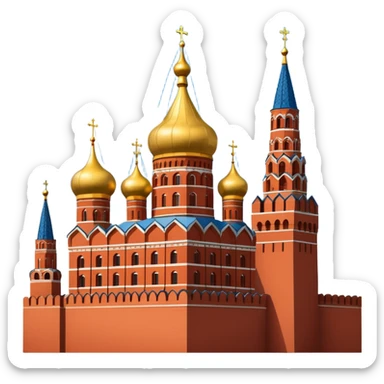 kremlin. moscow sticker