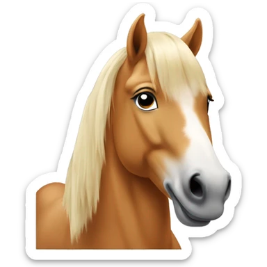 Haflinger Horse sticker