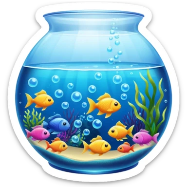 an aquarium sticker
