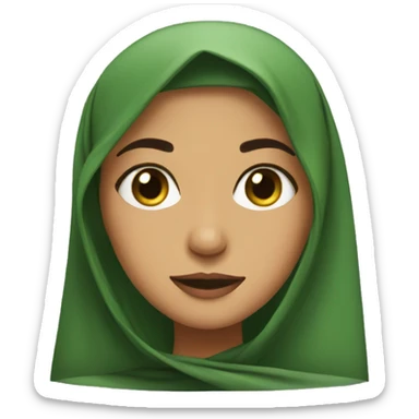 Saudi girl sticker