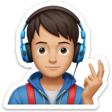 luffy qui joue à fortnite sticker