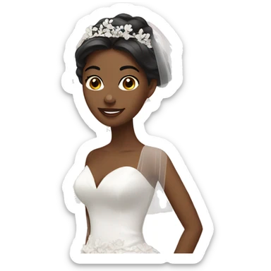 Bride sticker