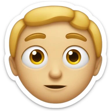 Yeux qui louchent sticker