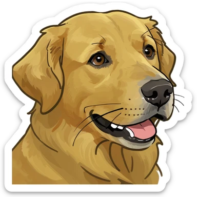 Golden Retriever  sticker