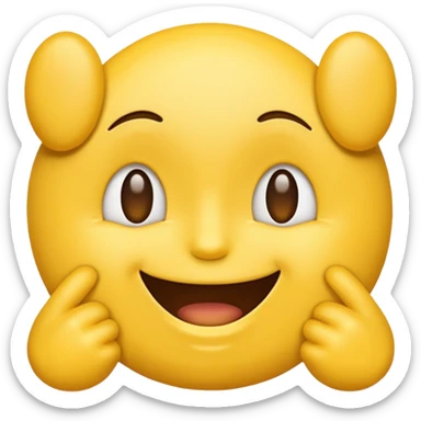 emoji trying not to laugh closed mouth sticker