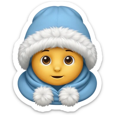 big fluffy fur winter hat cloth, only hat sticker