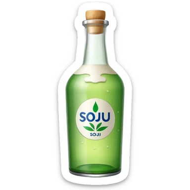(korean alchol)soju sticker