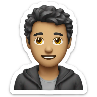 persona estressada sticker