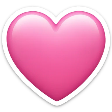 Pink heart  sticker