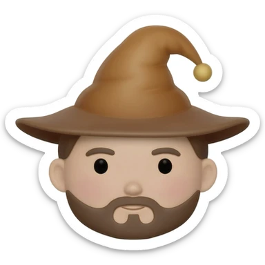 Face with Dunce cap sticker