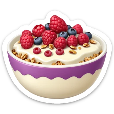 protein yogurt bowl sticker