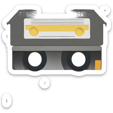 casette tape sticker