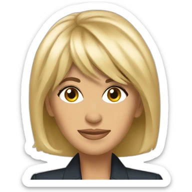 Brigitte Macron sticker