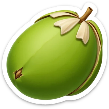 Create a pistachio emoji sticker