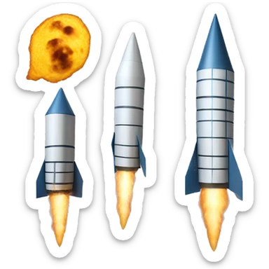 image a durum sharwarma wrap that is partly a rocket. I want that launching into space sticker