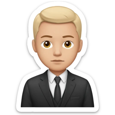 DAILY ROUTINE A GUY AT WORKPLACE sticker