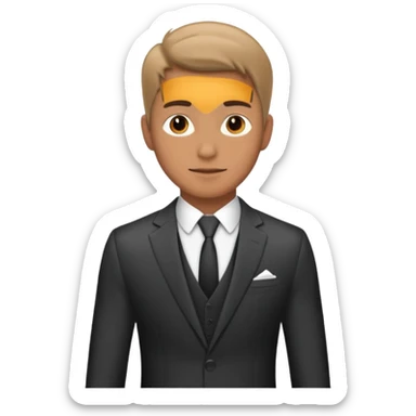 Hombre guapo sticker