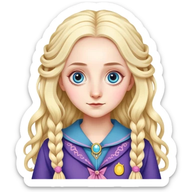 Luna Lovegood in harry potter sticker