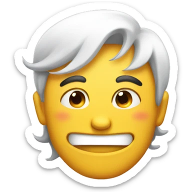 smirking emoji while winking  sticker