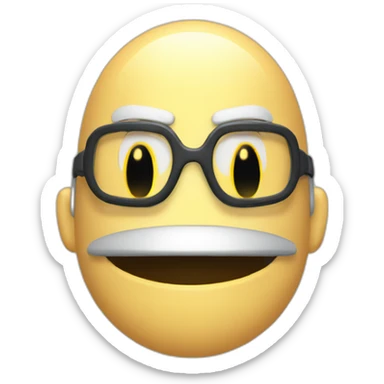 dr eggman face sticker