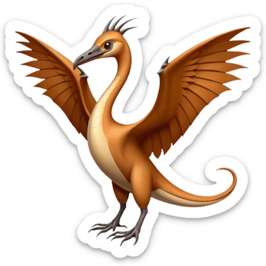 Make a quetzalcoatlus accurate  sticker