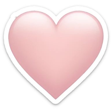Light Pink Heart sticker