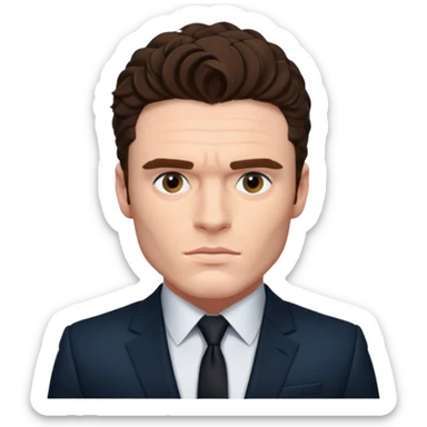 Richard Madden as his character in the Bodyguard TV series. sticker